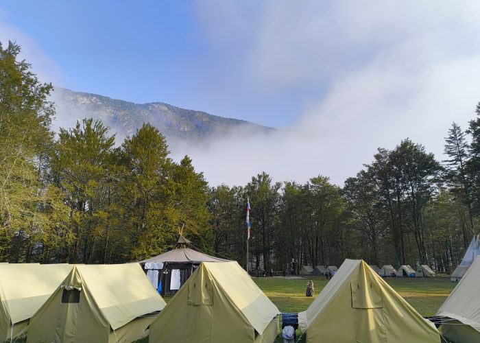 Zeltplatz Auslandslager 2024 in Slowenien